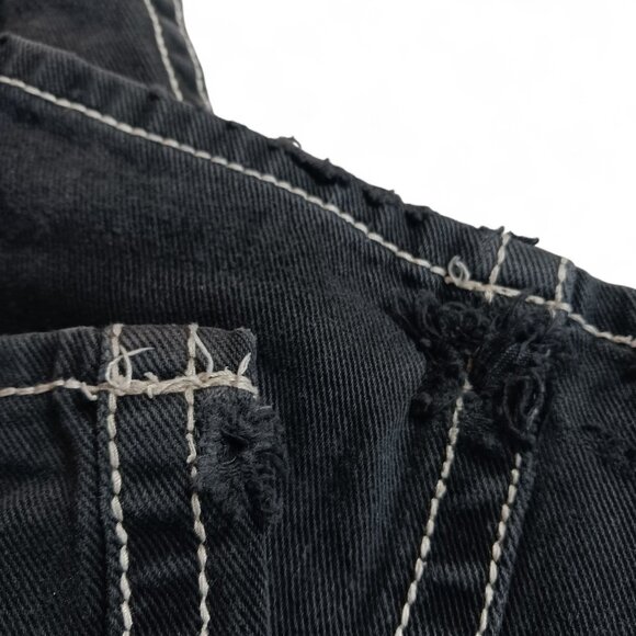 Bluenotes 30x32 Slimstraight Low Rise Jeans 100% Cotton Y2K Dark Wash - Picture 16 of 16